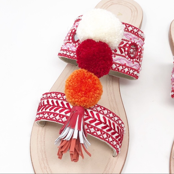 Anthropologie Well-Embellished Slide Sandals - Picture 4 of 11